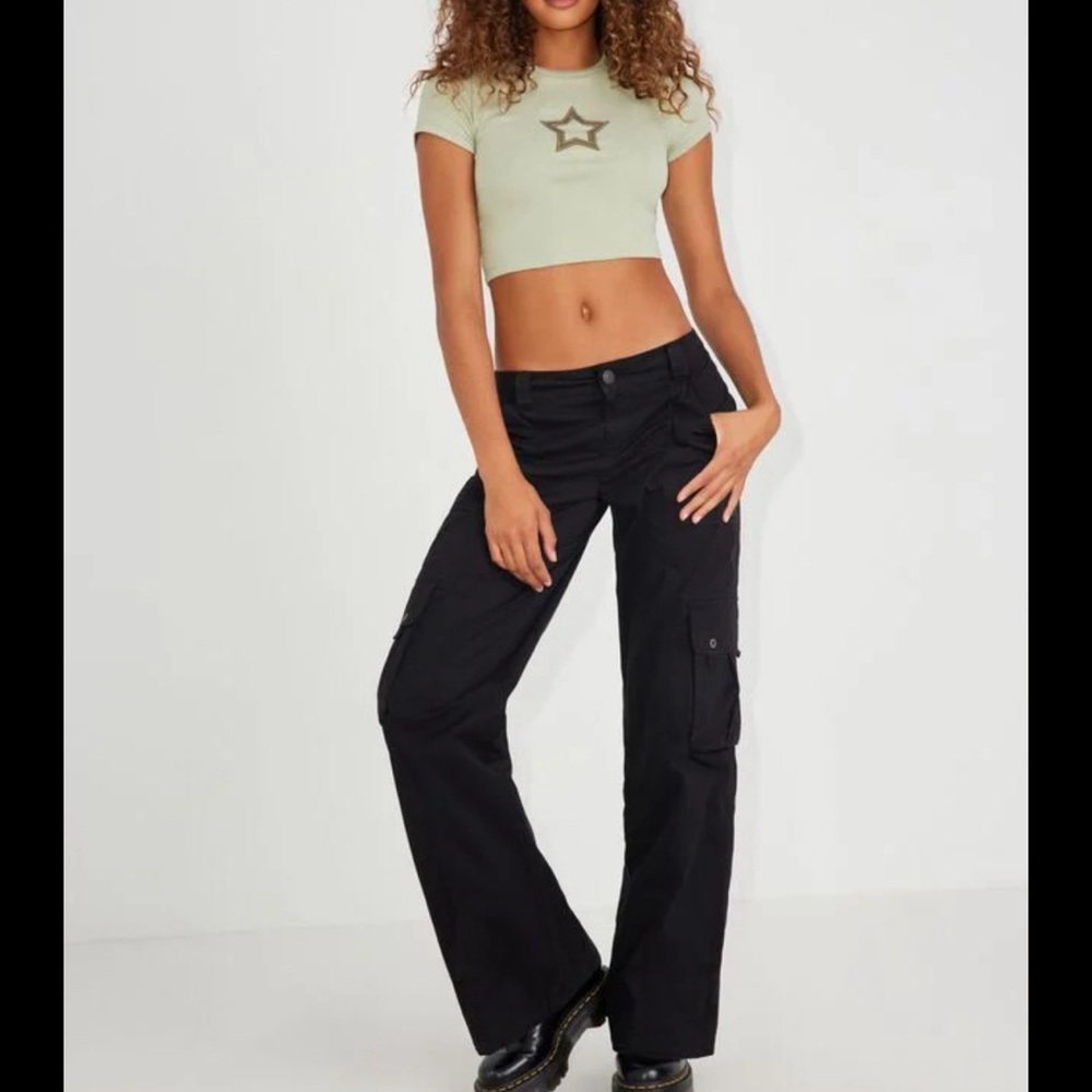GARAGE CARGO PANTS BLACK